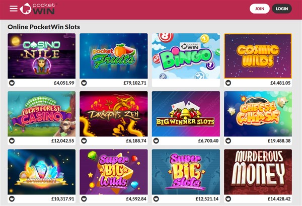 Pocketwin Casino Review